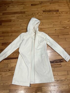 CALIA by Carrie Underwood White Hooded Trench Coat
